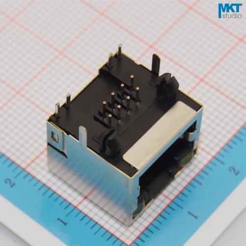 20 шт образец 56 серии 15 6 мм 10P8C женский RJ45 Ethernet PCB Модульный терминала разъем Jack с 2