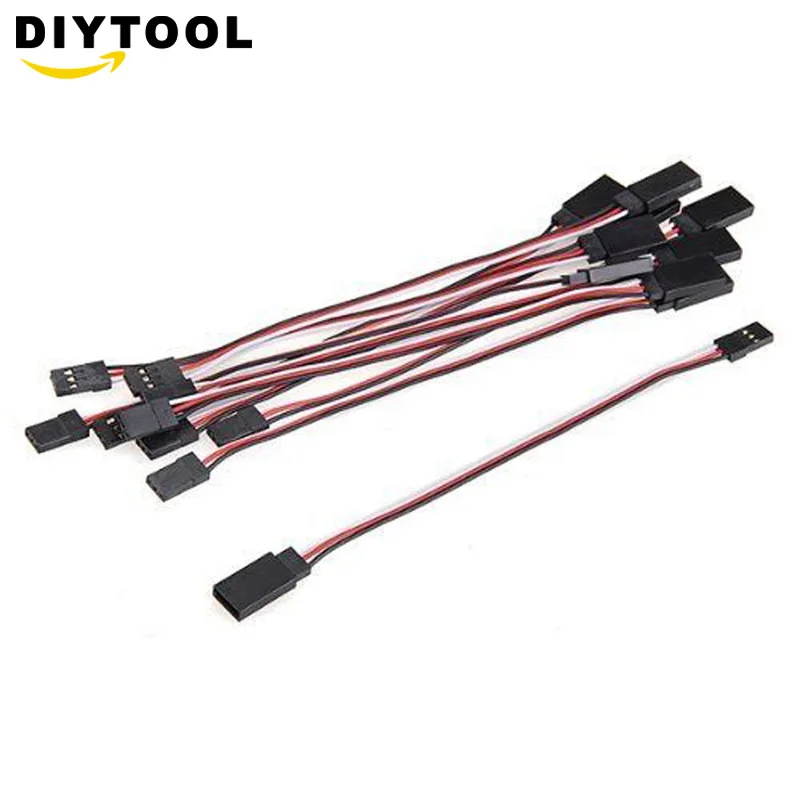 10 шт. 150/300/500 мм RC Servo Удлинительный Шнур кабель провод для подключения к RC для автомобиля, самолета и вертолетный приемник соединение