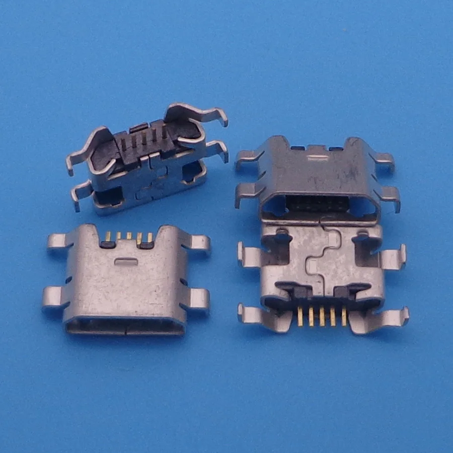 5 контактный мини разъем Micro USB 50 шт. мобильный зарядный порт для ZTE Blade L2 S6 0 U807 N983 N807