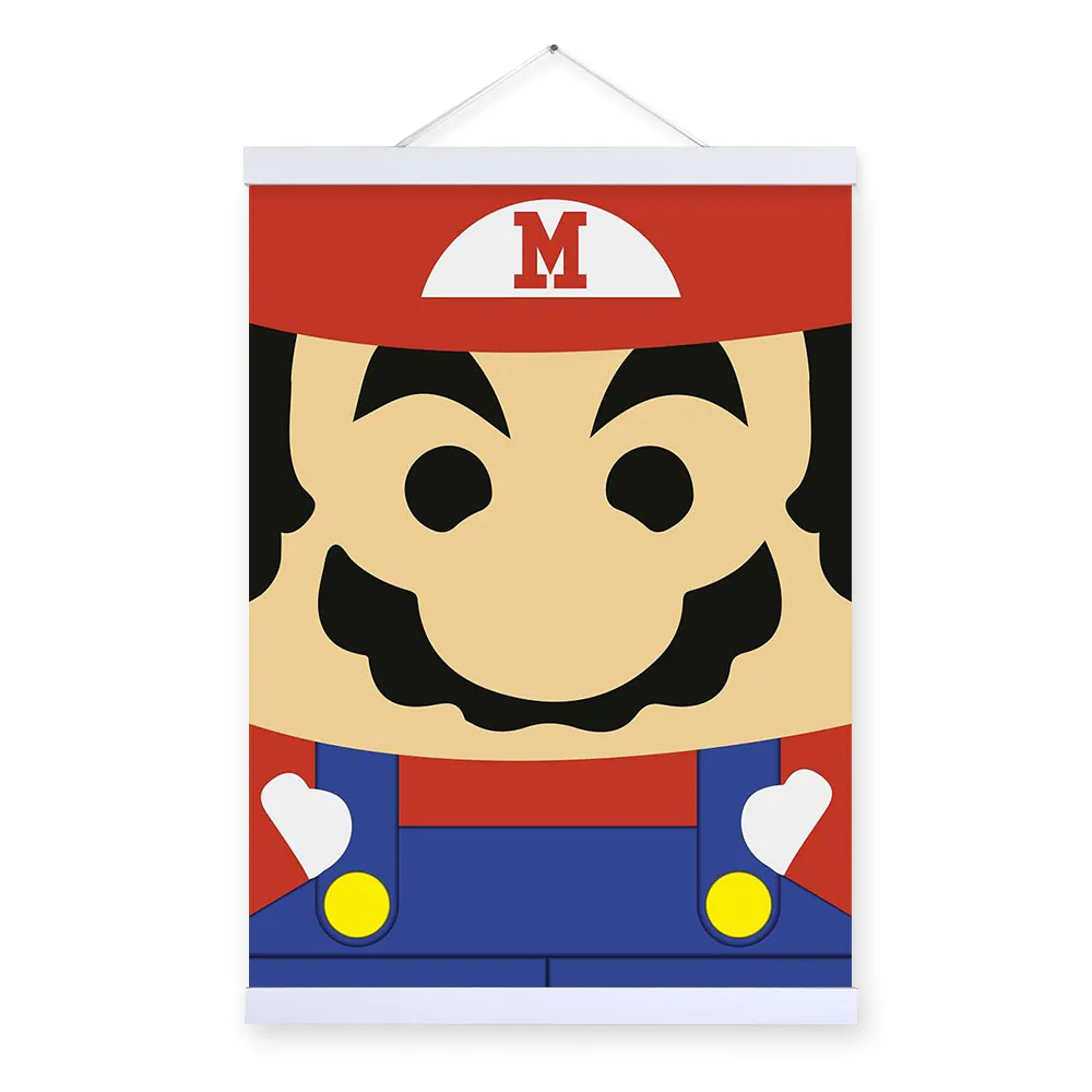 2 Аниме игры Super Mario Bros Pop A3 постер принт винтажный Японский мультфильм картина