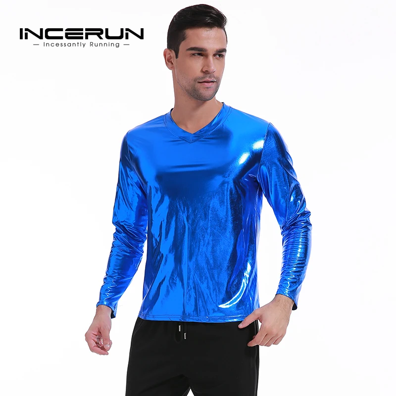 2020 Мужская одежда для ночного клуба футболка Мужской пуловер с длинным рукавом