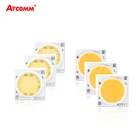 Керамическая светодиодная матрица с COB матрицей, светодиодная лампа с умным IC управлением, не требует драйвера, Стробоскопическая Лампа, 30 Вт, 20 Вт, 15 Вт, 12 Вт, 9 Вт, 7 Вт, 5 Вт, 3 Вт, 220 В