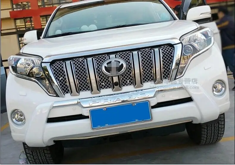 

Stainless Steel Honeycomb Style Front Grille Grill Cover 8PCS For Toyota FJ150 2010 2011 2012 2013-2014 2015
