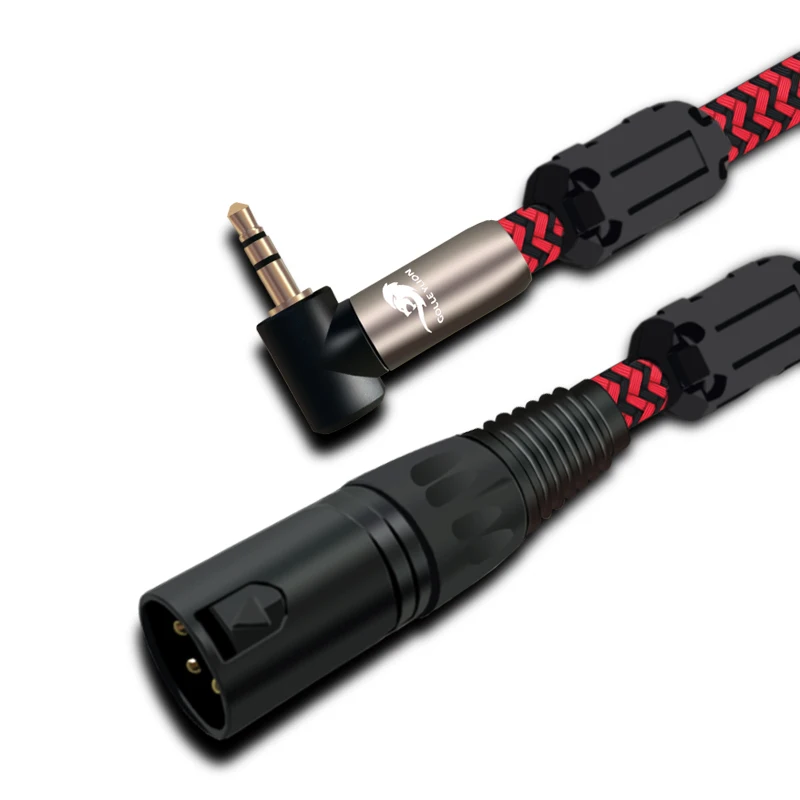 Hi end конденсаторный микрофонный кабель регулярные 3 Pin XLR до 5 мм Мини Джек для ПК