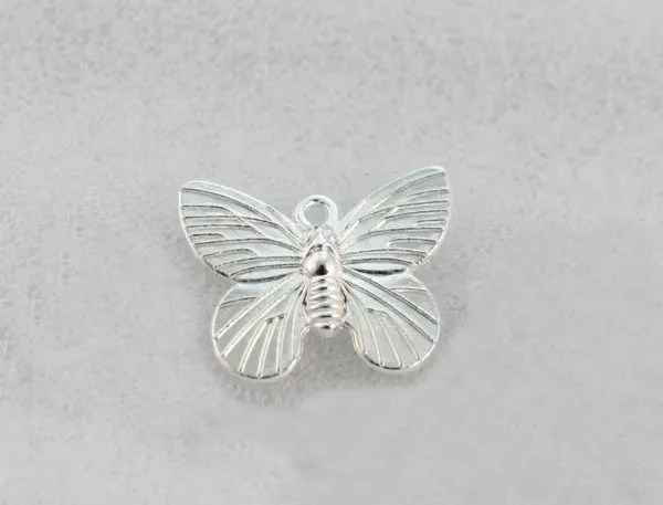 120 шт. подвески бабочки A1266SP 19 х15 мм|butterfly charms|charm charmsilver butterfly charm |