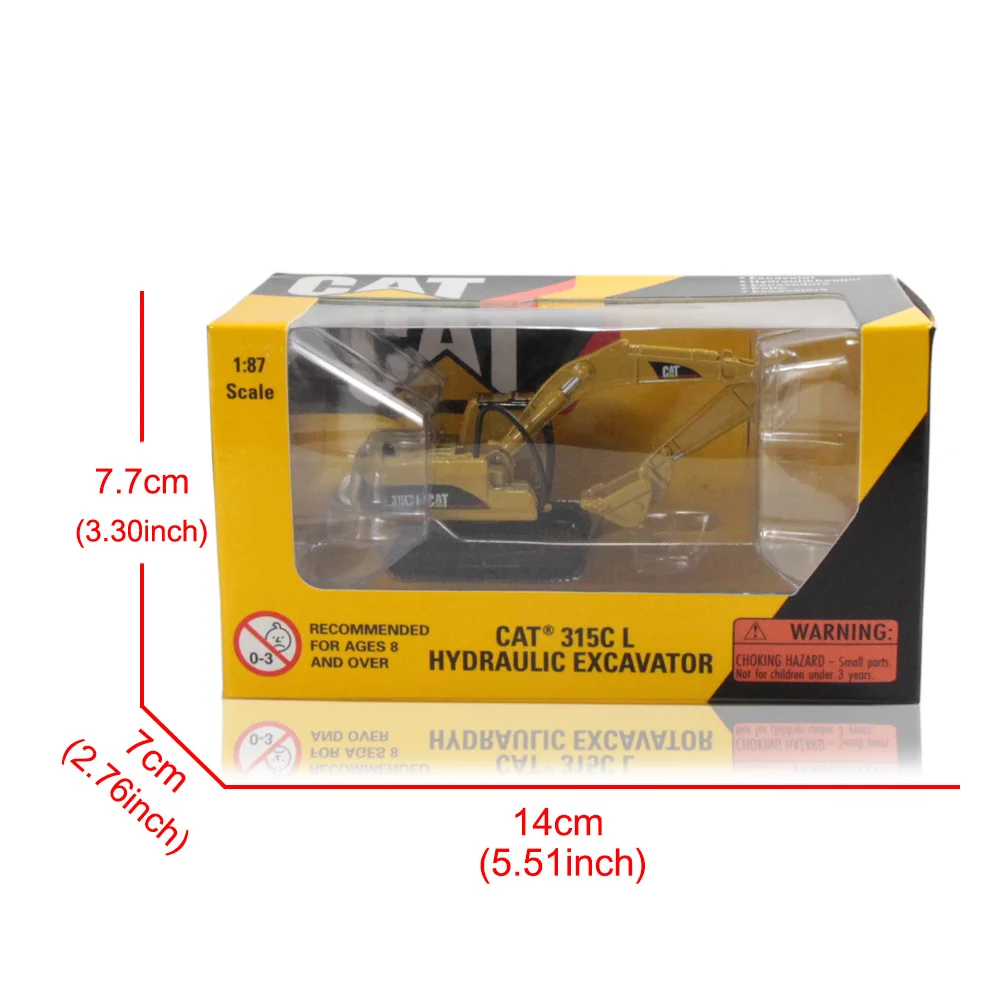 CAT08 1 комплект HO весы 1: 87 315CL гидравлический литой экскаватор Весы Модель Реплика