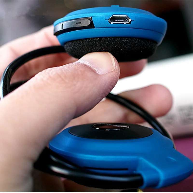 Взрыв мини Спорт Музыка Bluetooth 4.0 Беспроводной наушники музыка Мини слот для карт