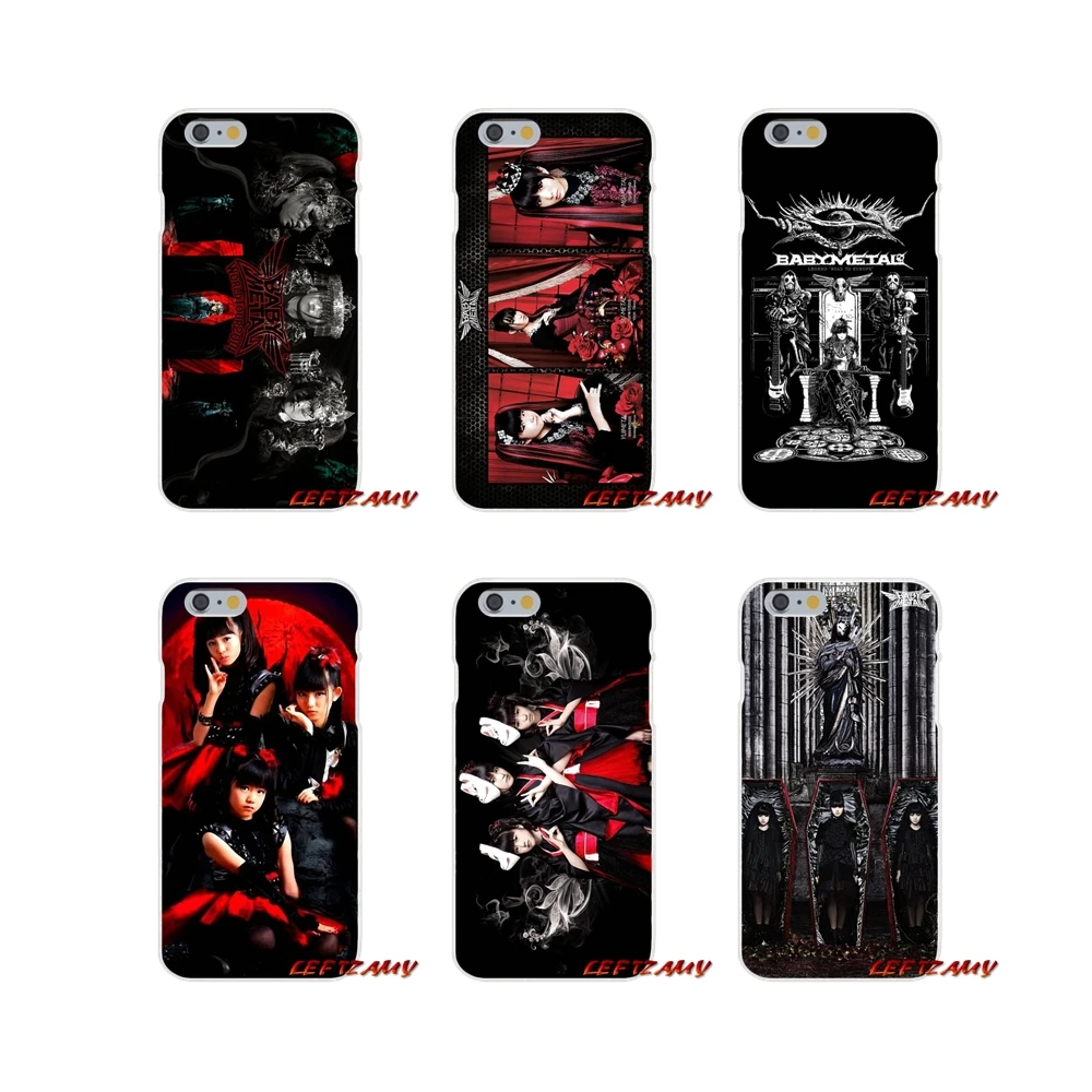 Прозрачный ТПУ чехол Babymetal JP girl idol металлический ремешок для iPhone X XR XS MAX 4 4S 5 5S 5C SE 6