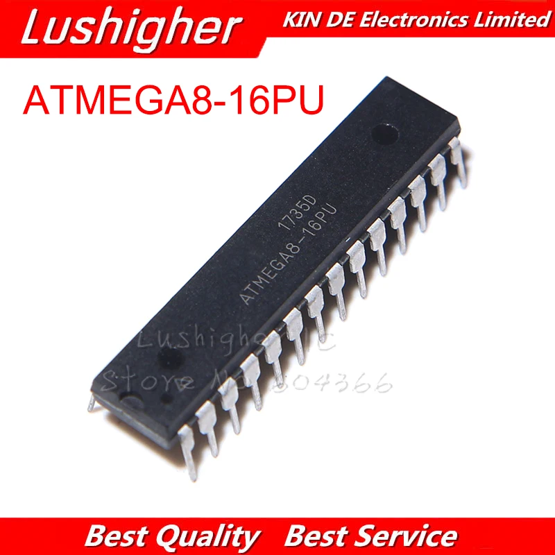 5 шт. Φ DIP28 ATMEGA8 DIP 16PU 8 16PU|Интегральные схемы| |