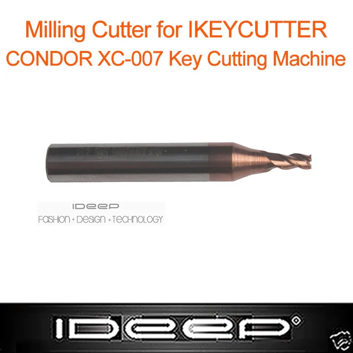 2.5mm Milling Cutter for IKEYCUTTER CONDOR XC-007 Master Series Key Cutting Machine Cut |