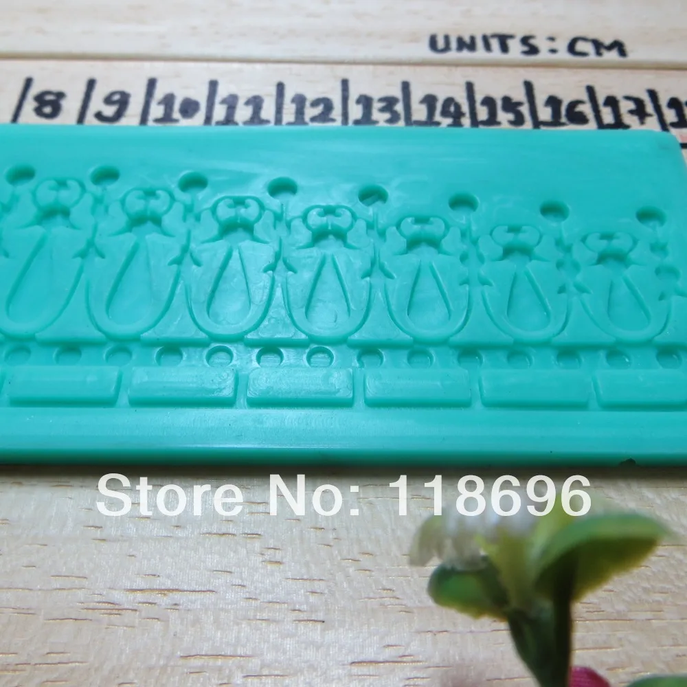 

Ilicone Lace Mold Cake Decoration Fondant Cake 3D Mold Food Grade Silicone Mouldno.l13 Moulds PRZY Eco-friendly No.f13