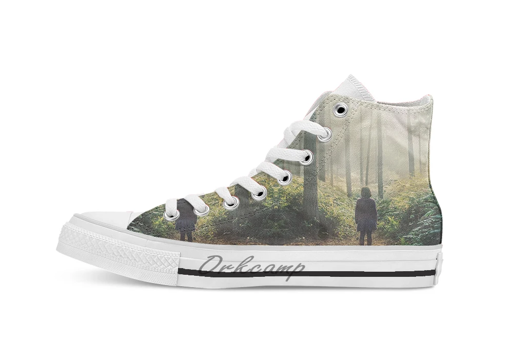 Спортивная обувь Повседневная парусиновая с высоким берцем Кроссовки