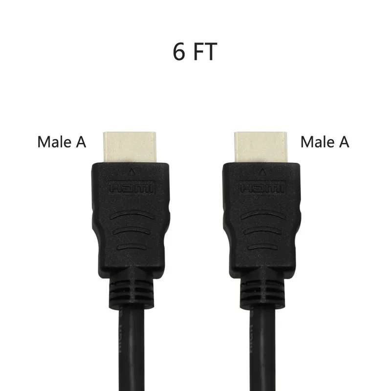 4 К * 2 3D высокое Скорость Мужской Чтобы кабель HDMI 1.4 к аудио адаптер конвертер 6ft/1.8