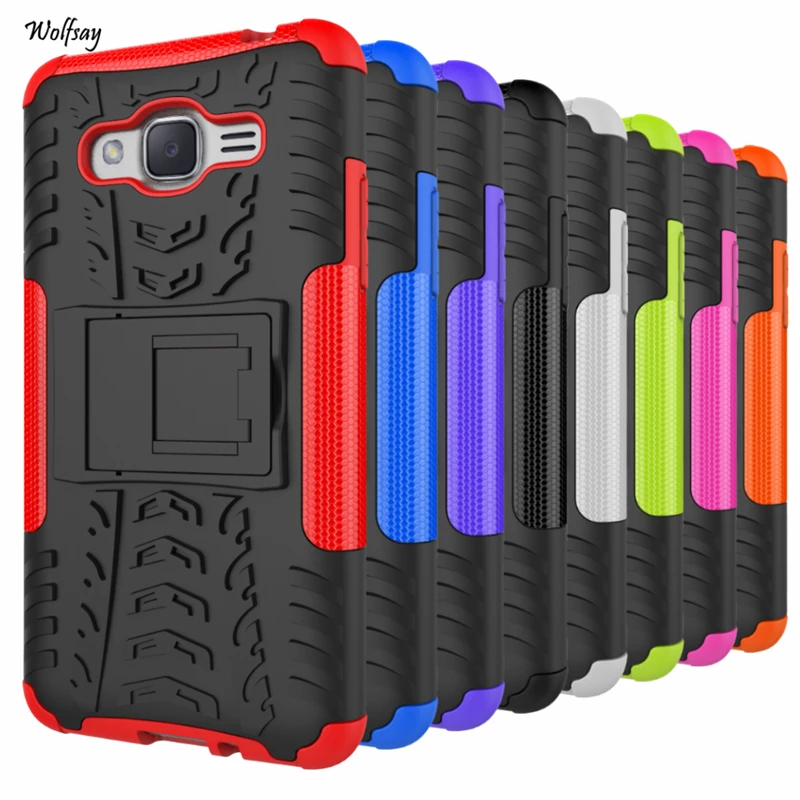 Wolfsay For Case Samsung Galaxy J2 Prime G532 Plastic Armor Cover |