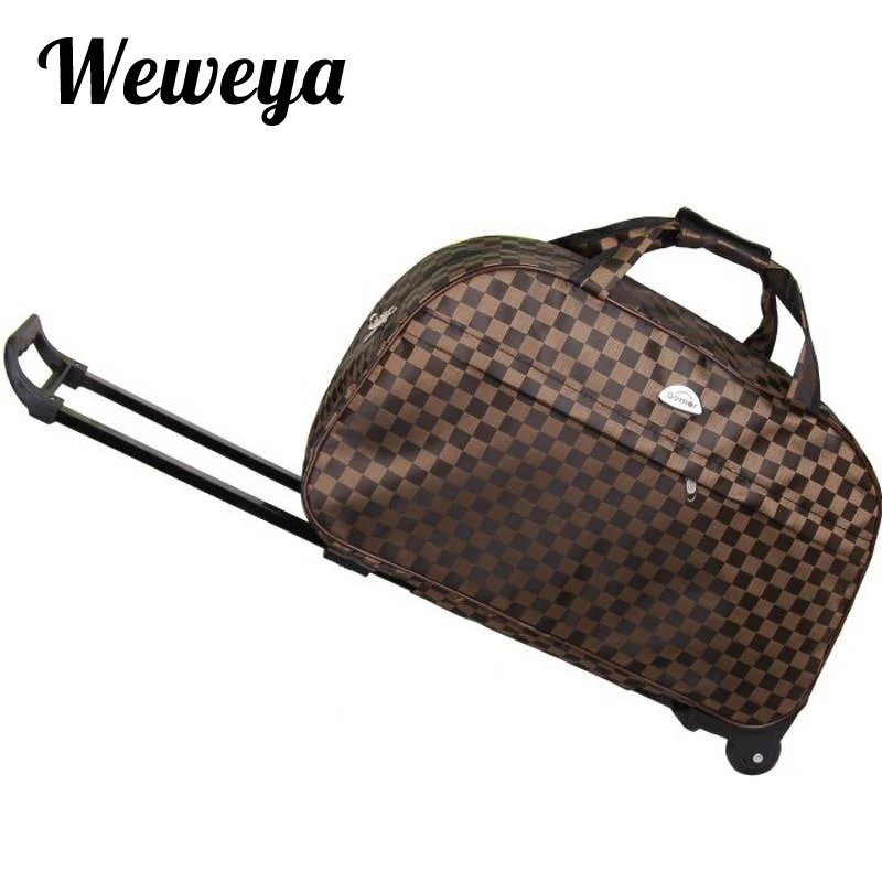 Новинка водонепроницаемая сумка Weweya для багажа на колесиках плотный стильный