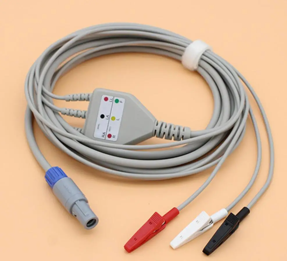 Для Biosys 3 свинцовый кабель ECG и свинцовые провода Стандартный один шт. Redel 6