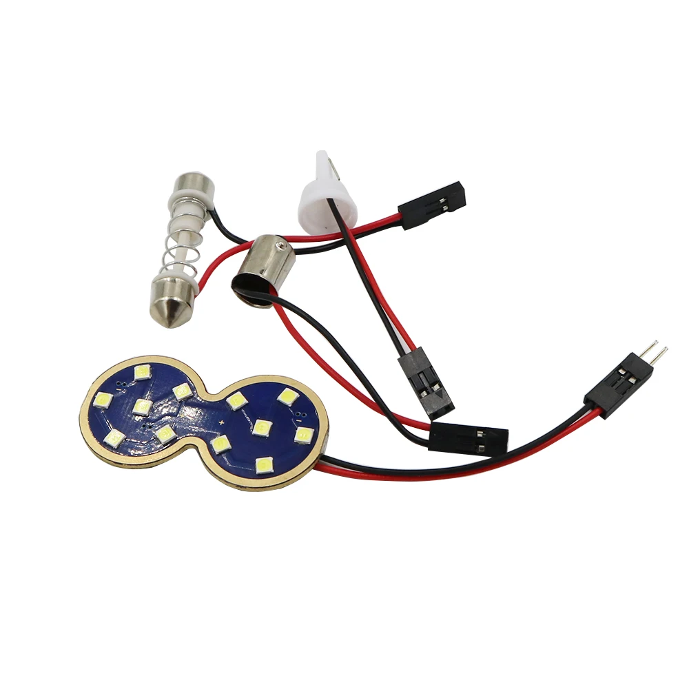 YSY 4 шт. Canbus безошибочный C5W C10W 3030 12smd светодиодный панельный светильник высокого