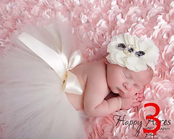 Юбка пачка для новорожденных оголовье набор Нижняя юбка Подставки фотографий на