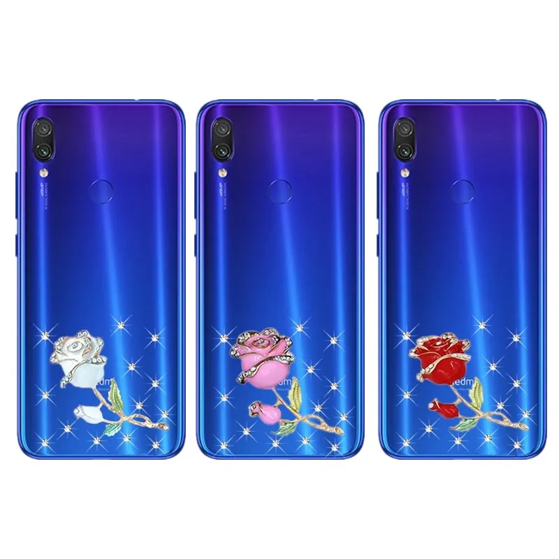 Чехол для Redmi note 7 note7 Роскошный чехол с розами и стразами Xiaomi 8T 8 6 pro S2 6A MI 9T CC9 9 LITE