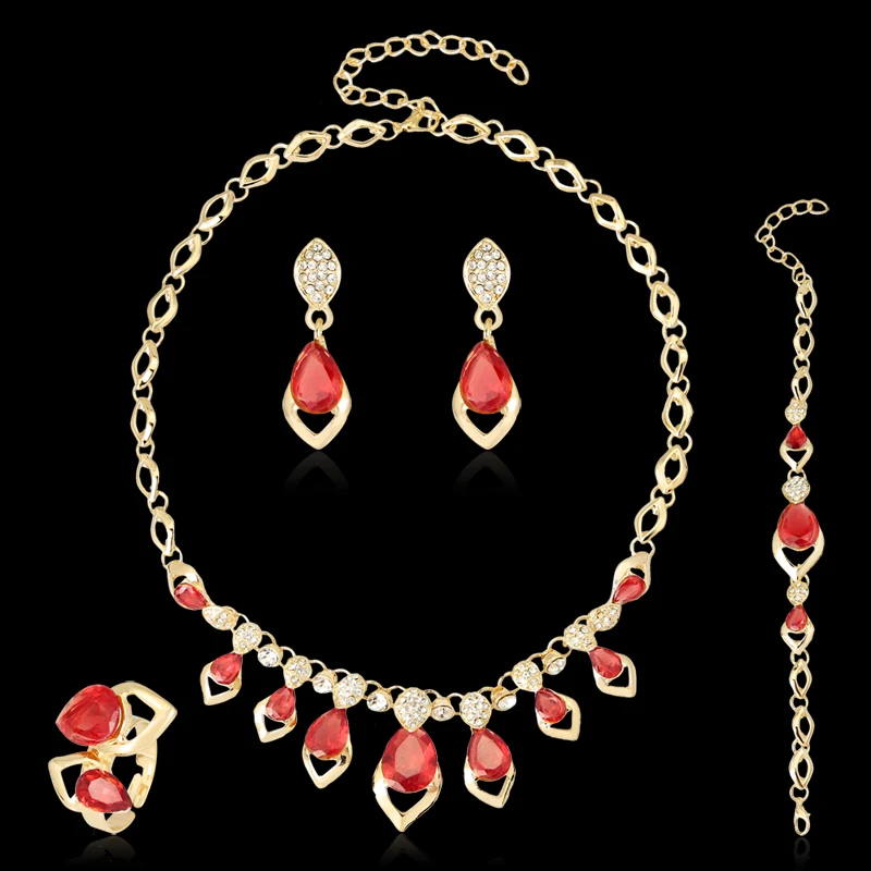 2017 лидер продаж Новинка Rhinestone Мода завод дамы капли воды Цепочки и ожерелья