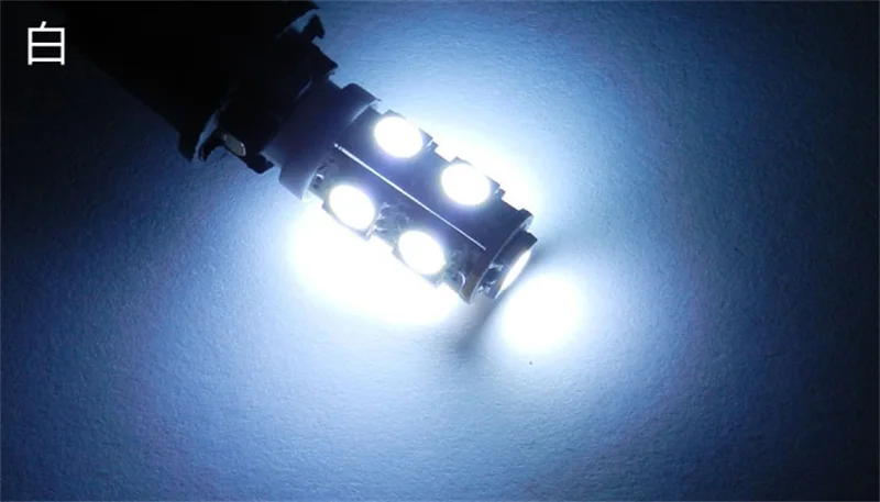 

500X HK Post free Car Auto LED T10 W5W 9SMD 5050 LED 194 Wedge Light Bulb Lamp 9 SMD White Green Blue Red Yellow DC12V