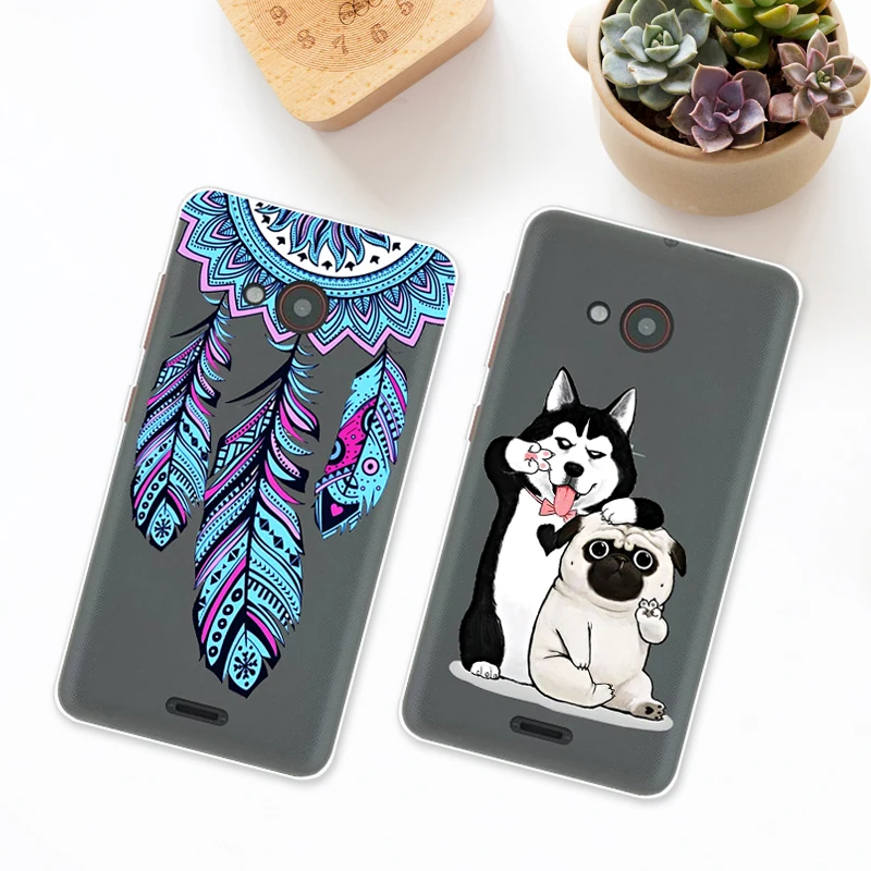 For Fly Fs408 Stratus 8 4.0 Inch Phone Case Soft TPU Silicone Back Cover Protective Printed Fundas |