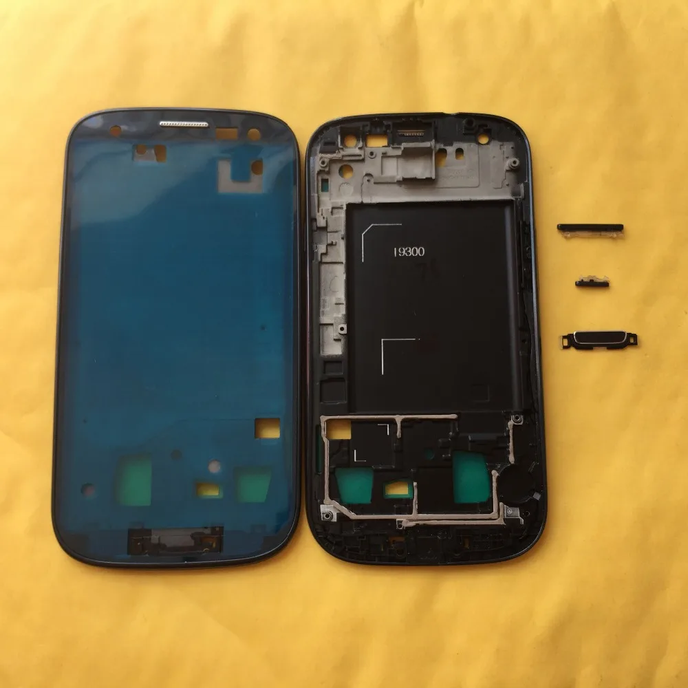

Для Samsung Galaxy S3 S III I9300 I9305 мобильный телефон корпус средняя рамка крышка с кнопкой громкости питания Кнопка Домой