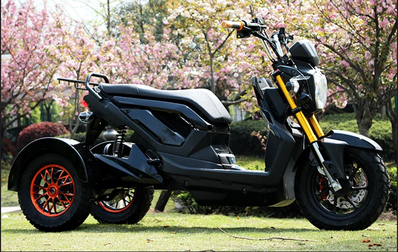 Электрический трехколесный скутер 1000 Вт 60 в двойные дисковые тормоза велосипед