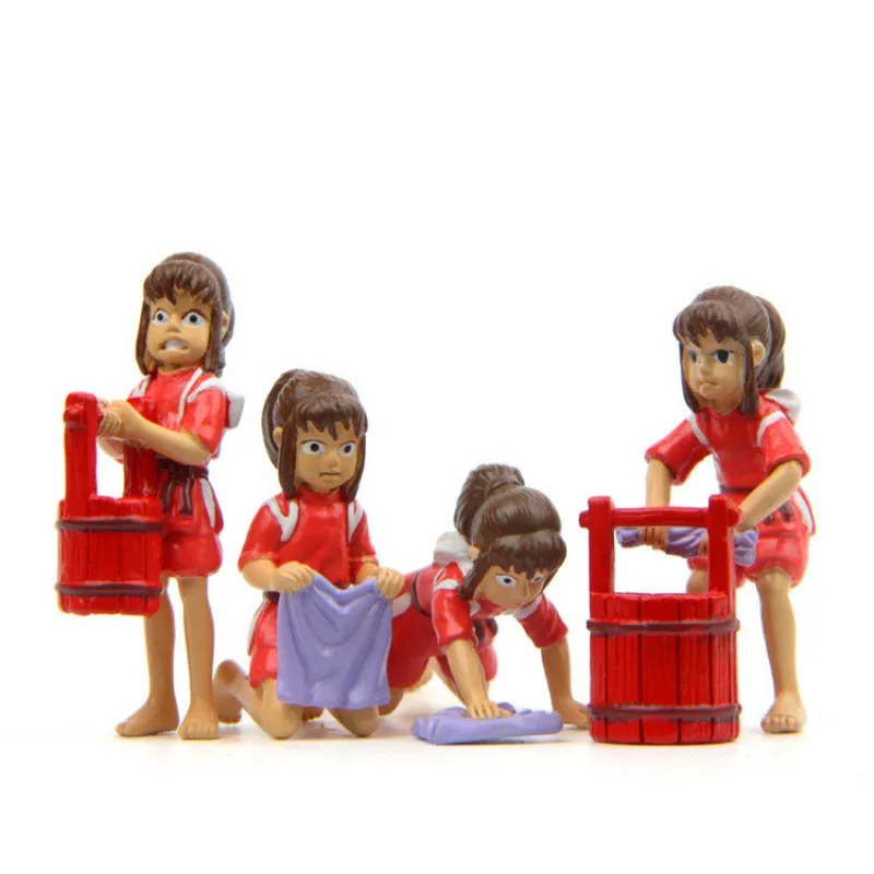 2019 Япония Аниме Фигурка Хаяо Миядзаки Унесенные призраками Тихиро держать ванны