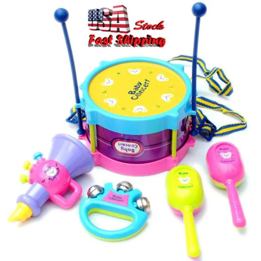 Новые беспроводные игрушки инструменты для девочек и мальчиков 5 шт. Детские