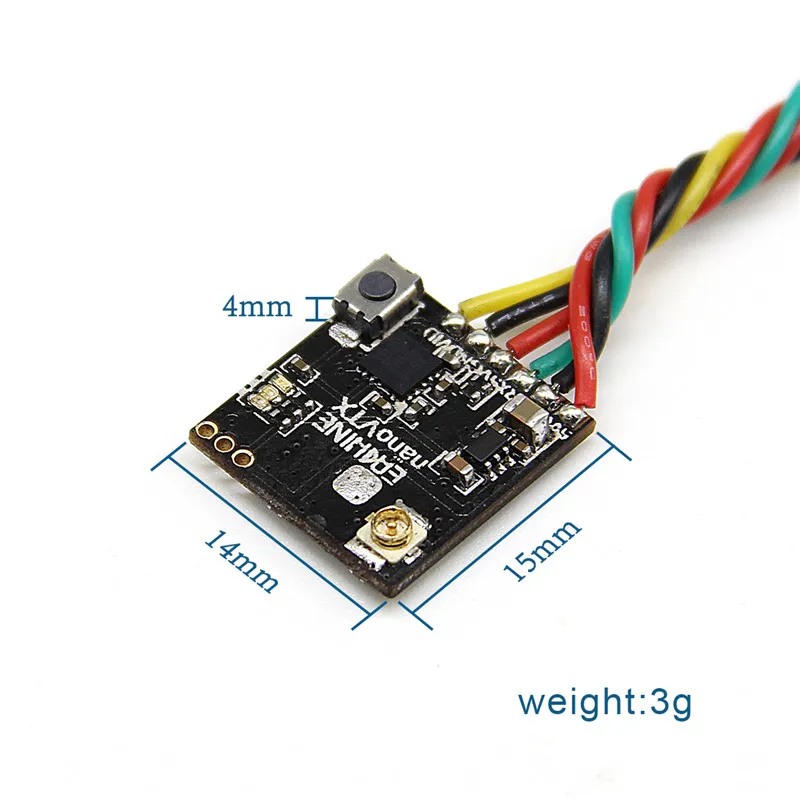 Eachine передатчик FPV VTX 5 8 ГГц 48CH 25/100/200/400 МВт переключаемый Поддержка серверный