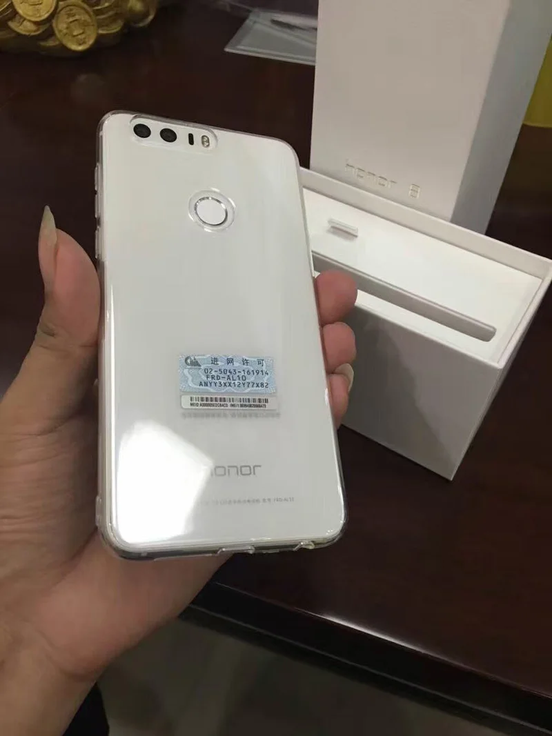 Ультратонкий Прозрачный чехол из ТПУ для Huawei Honor 8 Honor8 мягкая задняя крышка с