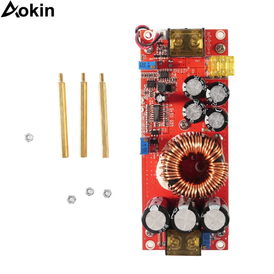 

1500W 30A Voltage Step Up Converter Boost CC CV Power Supply Module Step Up Constant Current Module DC-DC 10-60V to 12-97V