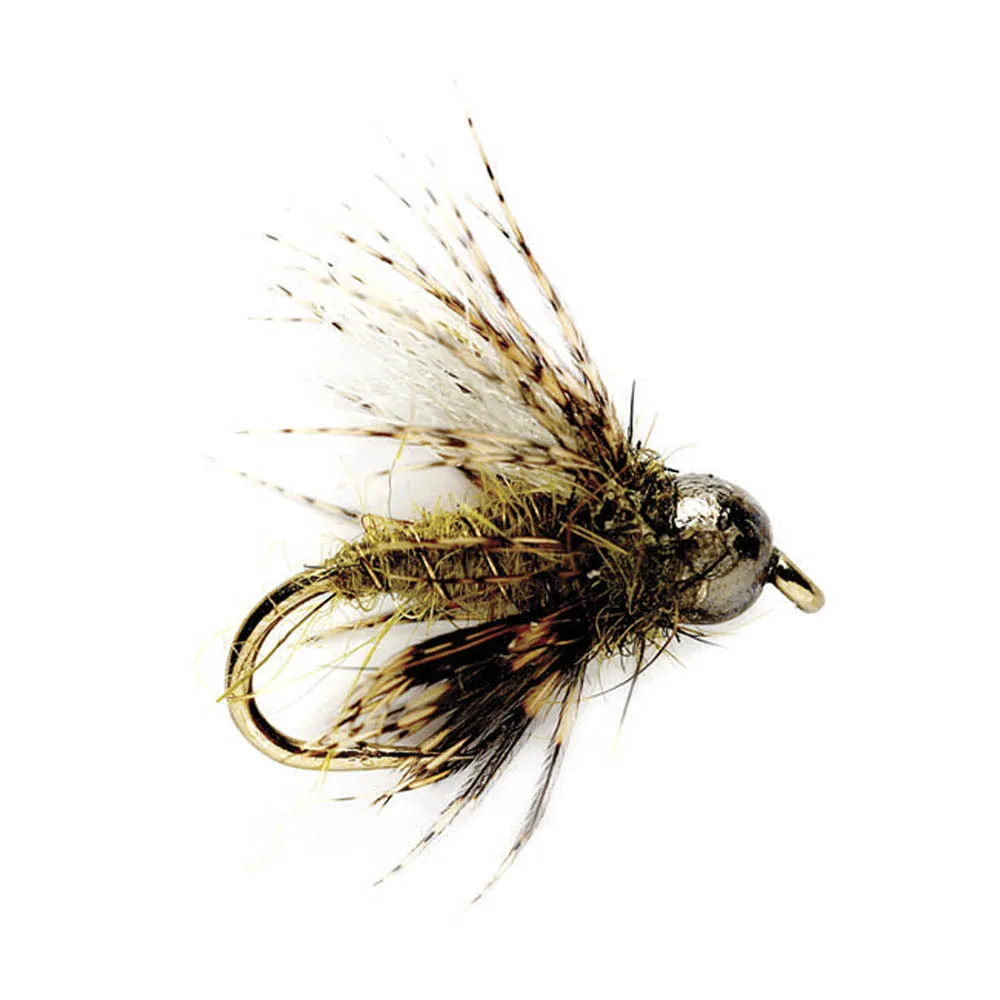 6 шт. Aventik Scud Caddis Pupa мушки сухая форель мухи насадки для рыбалки различных размеров