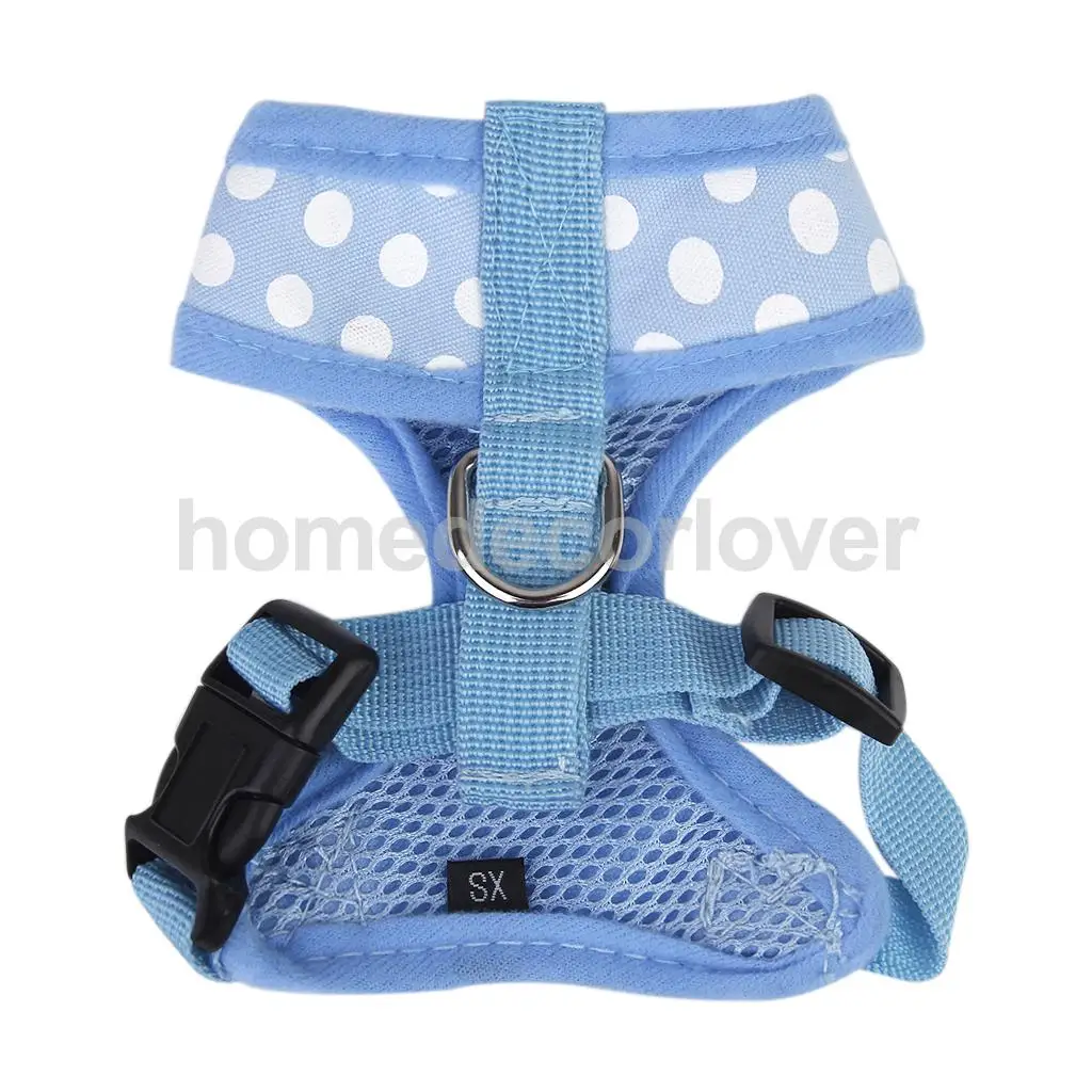 Синяя Мягкая сетчатая одежда в горошек для собак и щенков размер XS|dog clothes sizes|dog