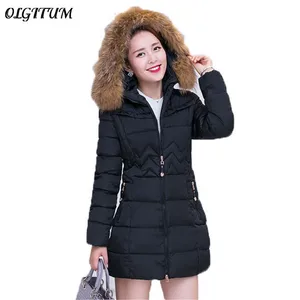 Женская длинная парка, Повседневная приталенная парка, теплая парка большого размера, зима 2019