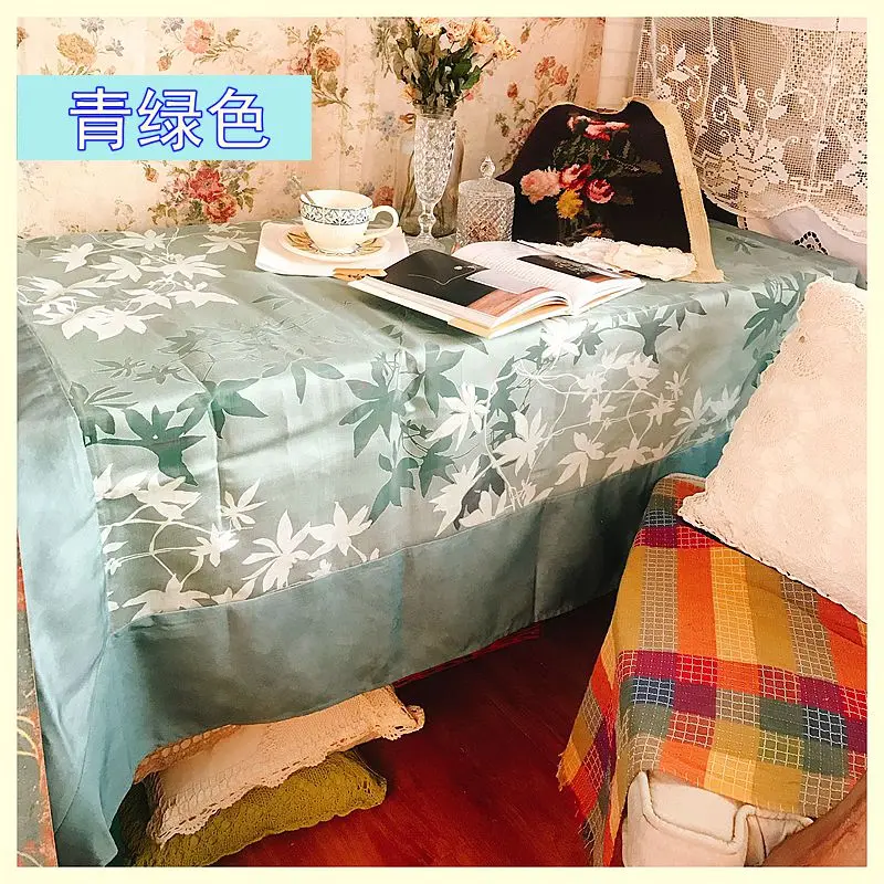 Распродажа комплектов в стиле INS садовая комбинированная квадратная скатерть