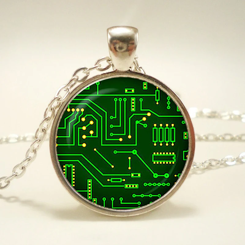 &quotПодвеска печатной платы. Печатная плата ожерелье в виде электронной