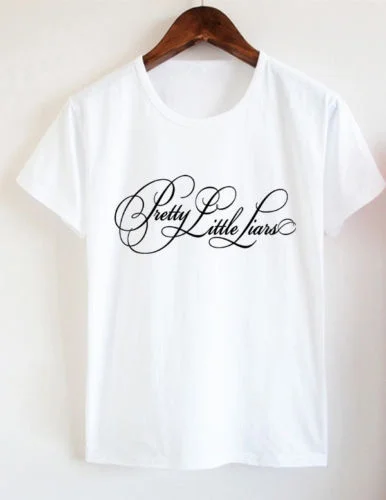 Cotton Handmade Unique Loose Women's Girl's Lady's T-Shirt Pretty Little Liars graphic fashion funny slogan tumblr tees art tops |
