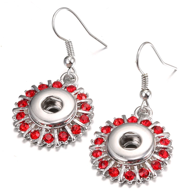 Кнопки изделия Цветок горный хрусталь 12 мм кнопки серьги красивый кристалл