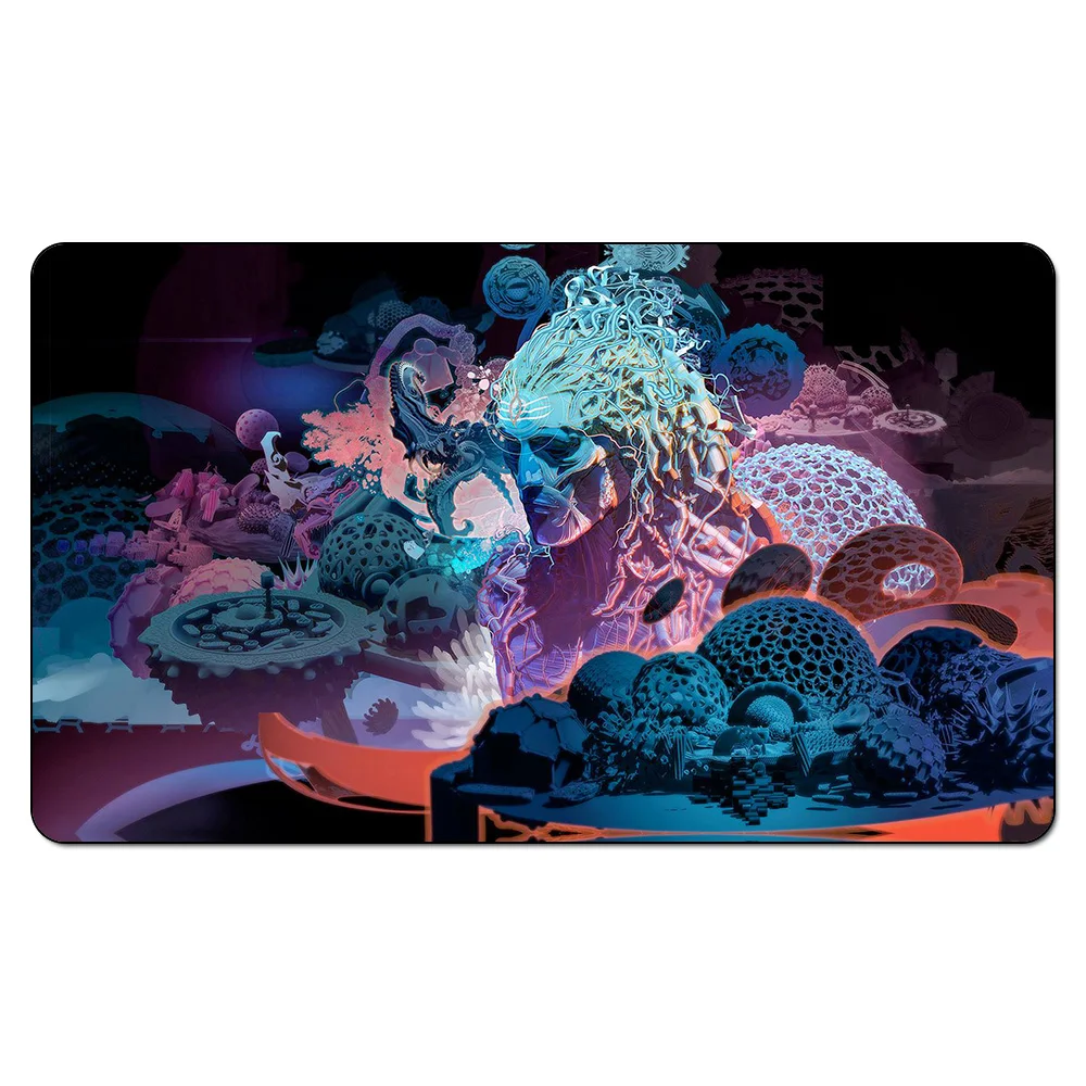 Android Playmat Ixalan и Rivals of Ixalan) Волшебные настольные игры playmats, резиновый Настольный коврик, сборный дизайн игровой коврик с БЕСПЛАТНОЙ ПОДАРОЧНОЙ сумкой - Цвет: Android Playmat