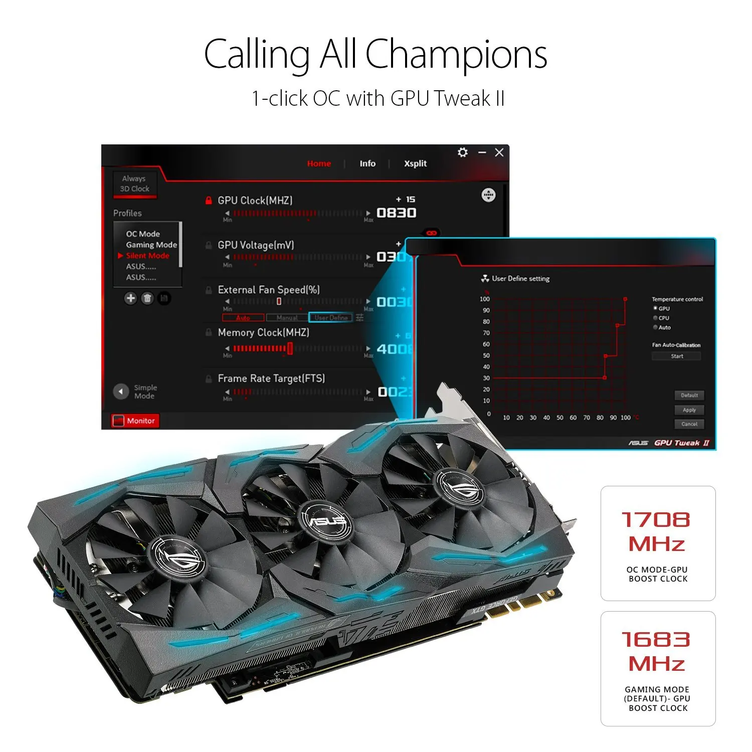 ASUS ROG STRIX GTX1080TI 11G GAMING Raptor Warrior Graphics б/у 90% новый|Видеокарты| |