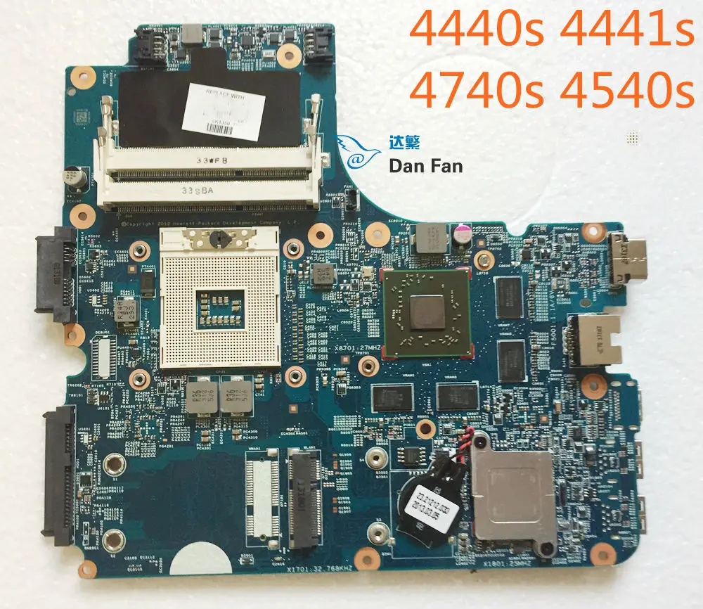 683493 001 для HP 4440s 4441s 4740s 4540s Материнская плата ноутбука 601 материнская 100%