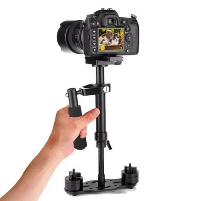 3-осевой Гибкий ручной шарнирный стабилизатор для камеры GoPro S40 видео для iPhone, DV, беззеркальной цифровой зеркальной камеры Canon Nikon sony камера Открытый держатель телефона PTZ