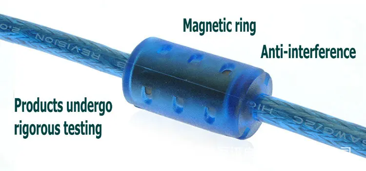 USB кабель-удлинитель из чистой меди прозрачный синий usb-накопитель удлинитель 5 м