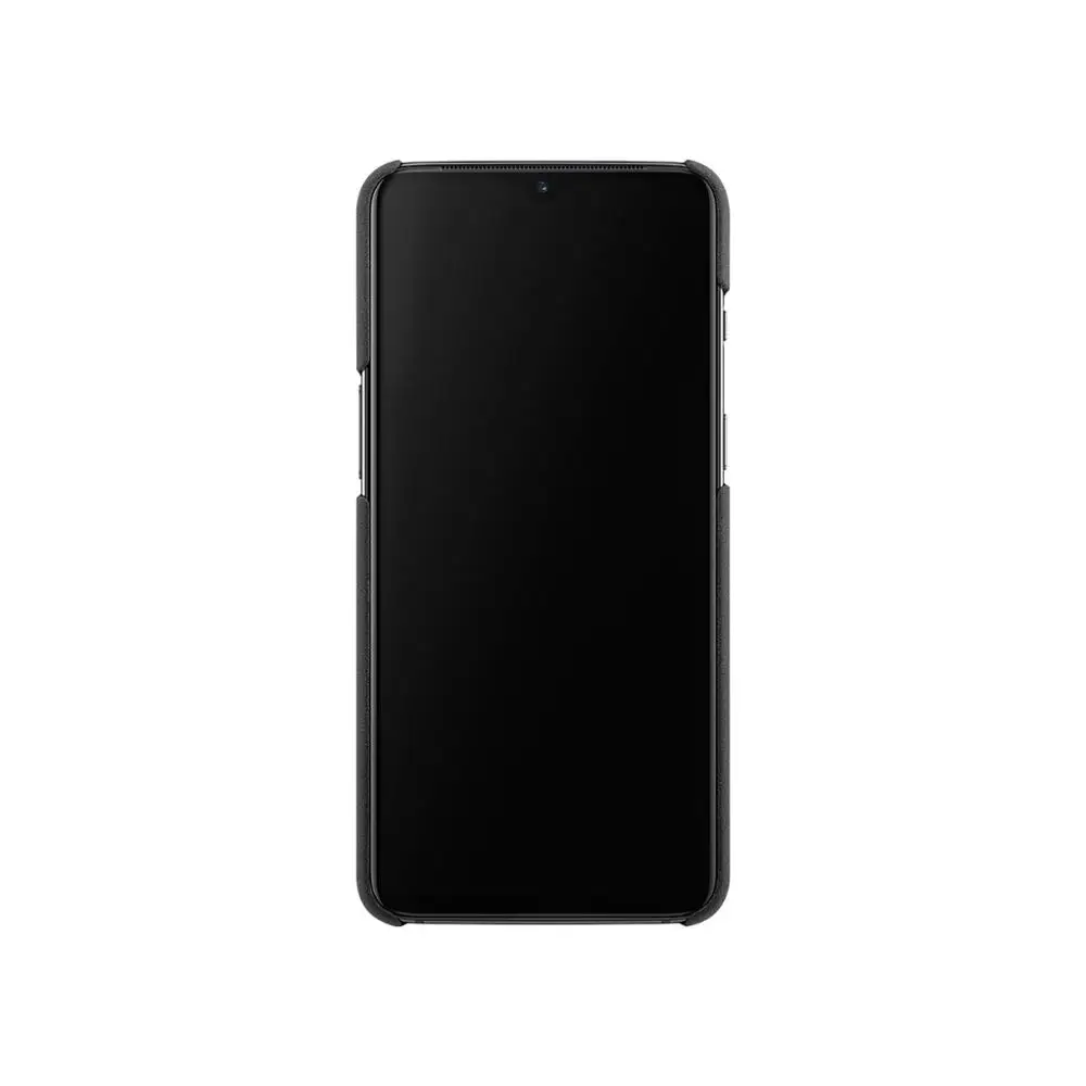 OnePlus 7 Официальный бампер Материал корпуса арамидное волокно PC полукруглая задняя крышка корпус песчаник карбон для OnePlus 7