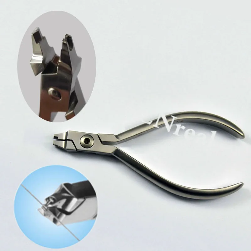 1 Piece Dental Orthodontic Crimpable Hook Placement Pliers Tungsten Tool for Archwire Hook