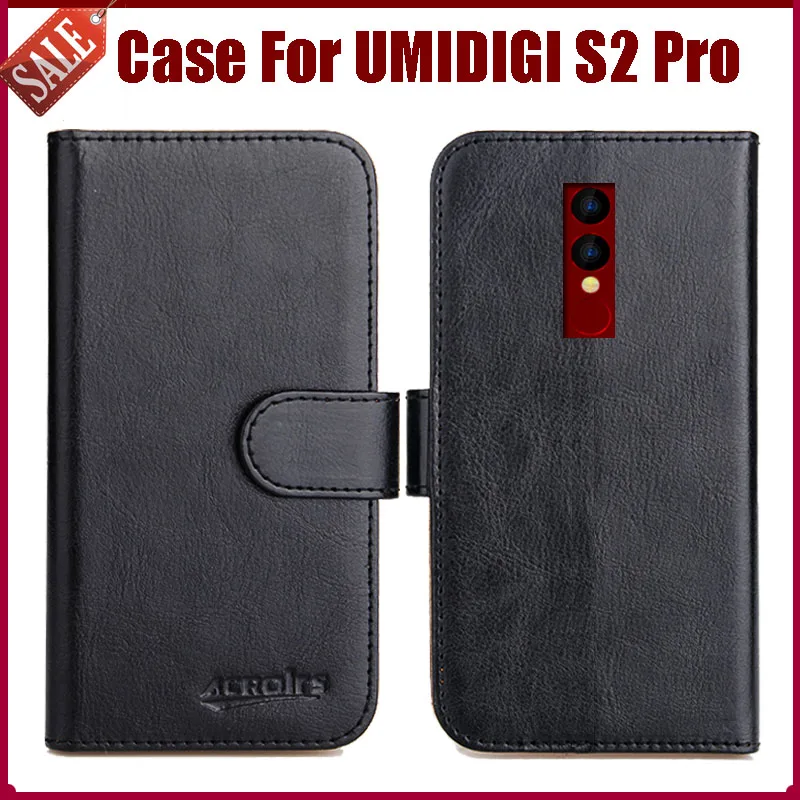 hot sale umidigi s2 pro case new arrival 6 colors high quality flip leather protective cover for umidigi s2 pro case phone bag free global shipping