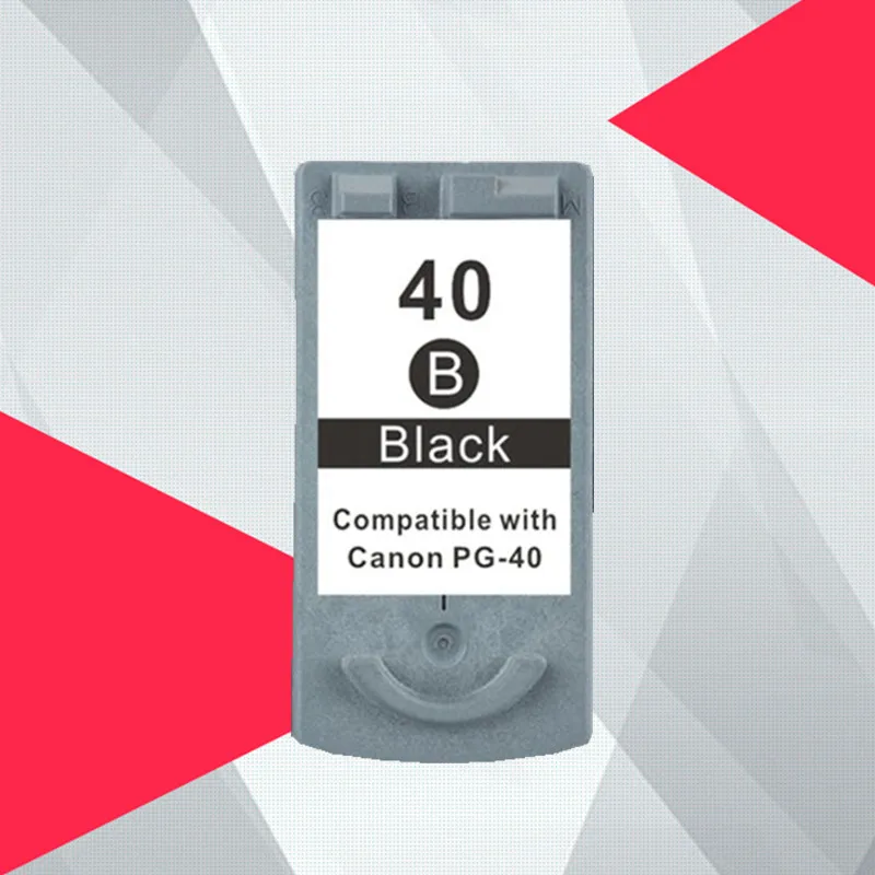 

Черные совместимые чернильные картриджи для принтера Canon PG40 PG-40 iP1600 / IP1700 / IP1800 PG 40 CL41 MP140 MP450 MP470
