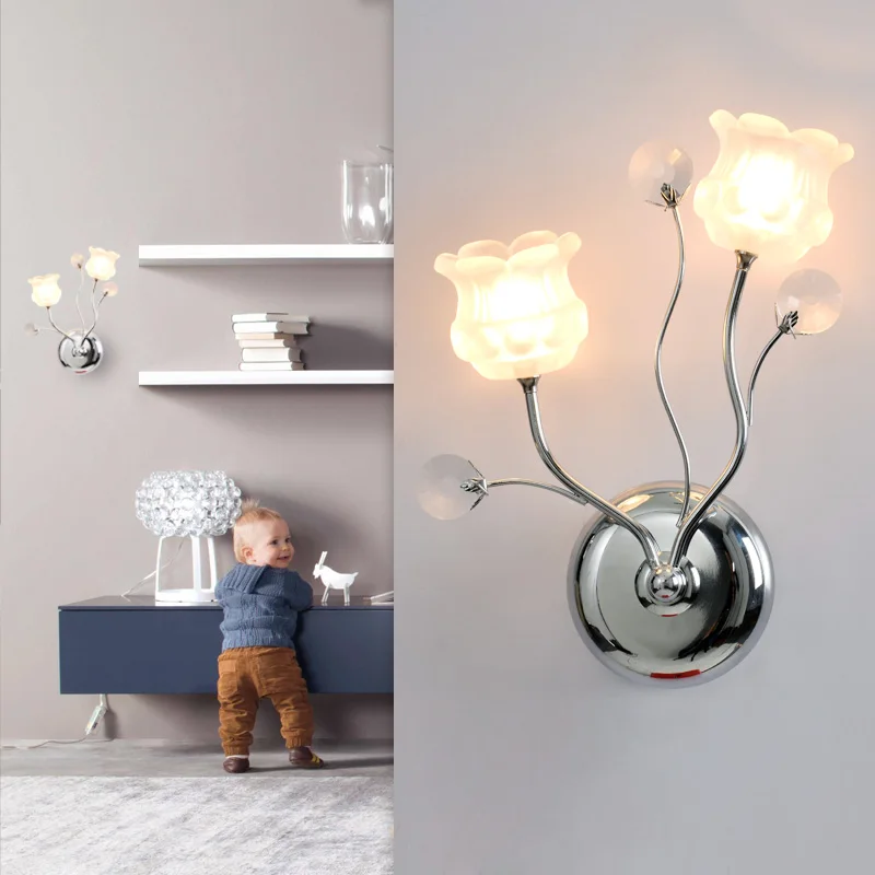 Светодиодная настенная лампа прикроватная современный минималистский